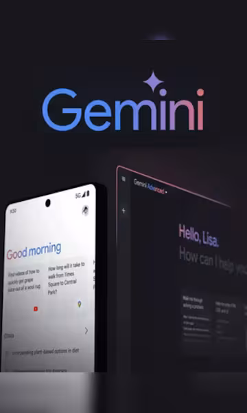 Gemini Advanced 12 Months - Gemini Account - GLOBAL